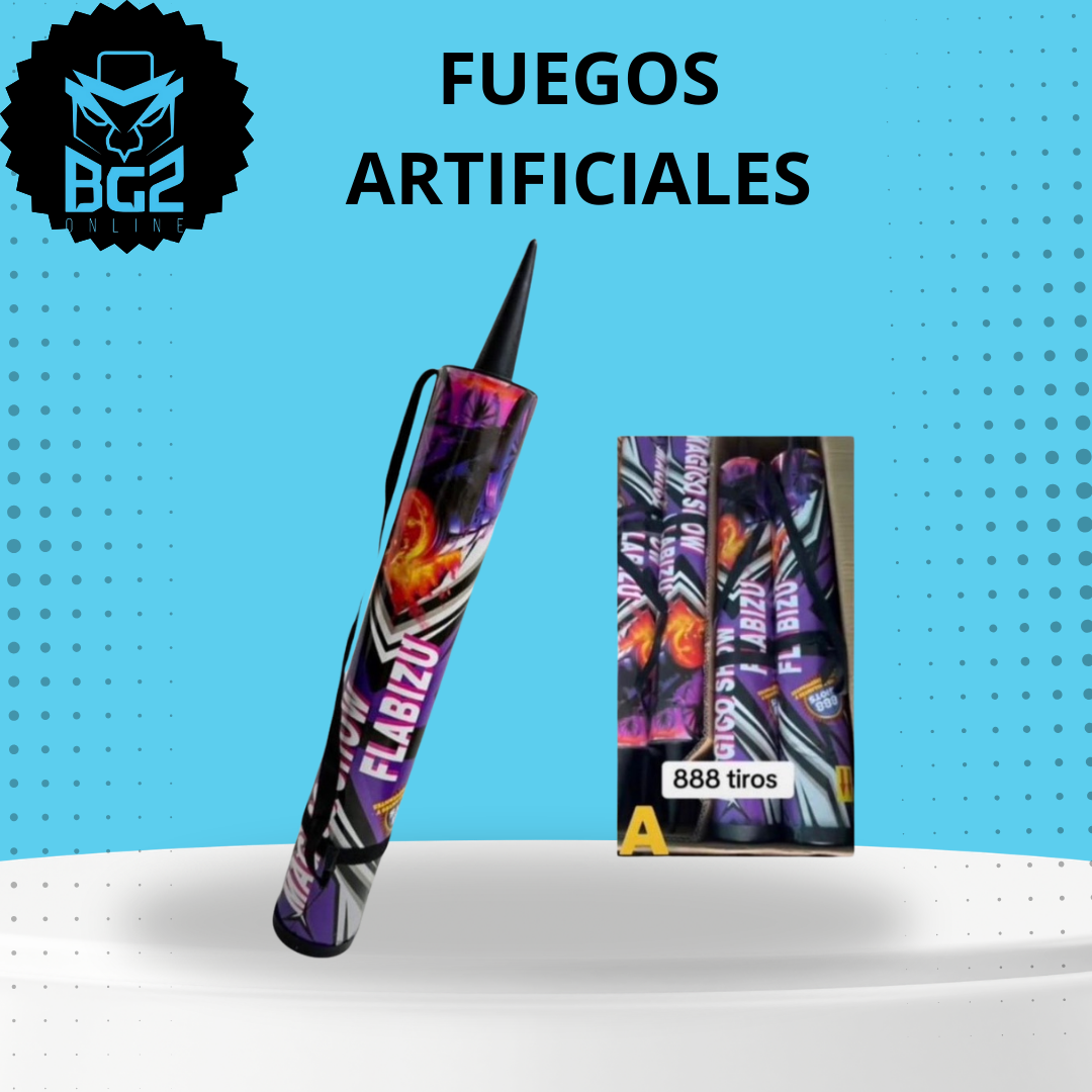 FUEGOS ARTIFICIALES 888 TIROS